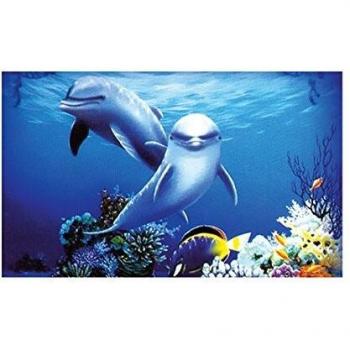 Realistic Dolphin 3D Aquarium Background