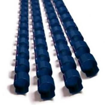 21 Ring Plastic Binding Combs A4 45 Sheets 8mm Blue Pack 100