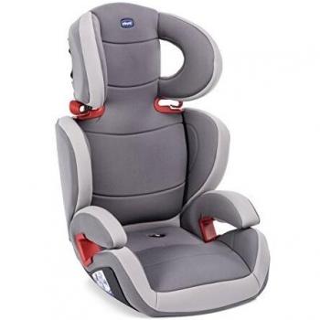 Chicco Key 23 Gruppo 2/3 per Bambini da 3 a 12 Anni Facile da Installare Altezza e Larghezza Regolabili Grigio