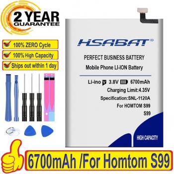 HSABAT 6700mAh Lithium-ion Battery for HOMTOM S99
