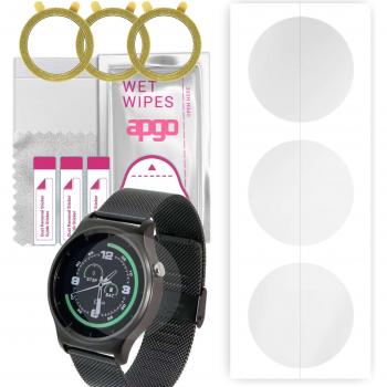 3x apgo Hydrogel Displayschutz für Garett GT18, einfache Installation durch Positionierungsschicht