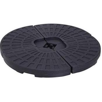 Outsunny Lot de 4 Poids de Parasol 48L x 48l x 8H cm