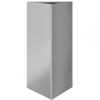VidaXL Triangular Garden Planter 40x34.5x70 cm Galvanized Steel