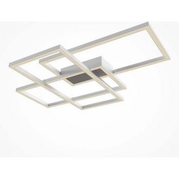Plafoniera Quadrata Line LED bianca integrata