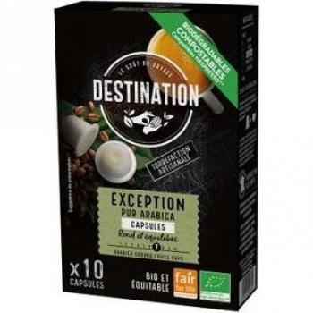 Café Moka 100% Arábica Bio 10 cápsulas Destination