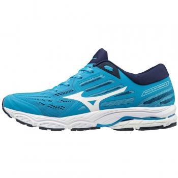 Zapatos de Carrera Mizuno Wave Stream 2 Neutro Azul y Blanco 10