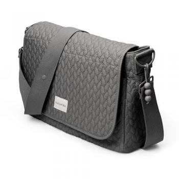 Suavinex WonderCare Grey Maternity Shoulder Satchel, Inside Pocketed