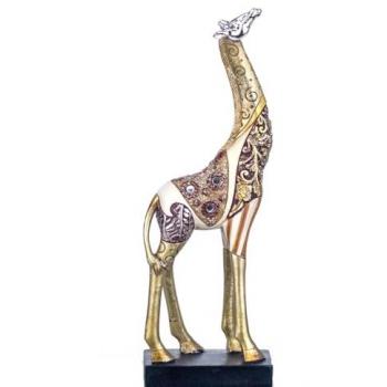 Figura di Giraffa in Oro Signes Grimalt
