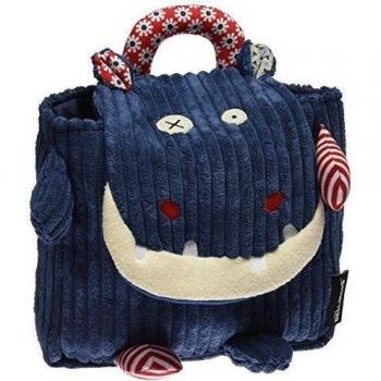 Bambina Zaino Ippopotamo Blu 25x25 cm
