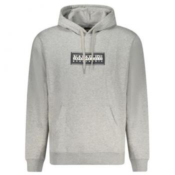Napapijri Kapuzensweatshirt SUZE mit Logoprint Grau S