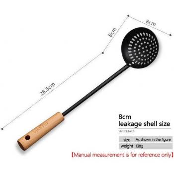 Wood Handle Non-Stick Cooking Pots and Utensils Set