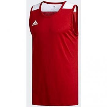 XL Men’s Power Red & White Adidas Creator 365 Short-Sleeve Top
