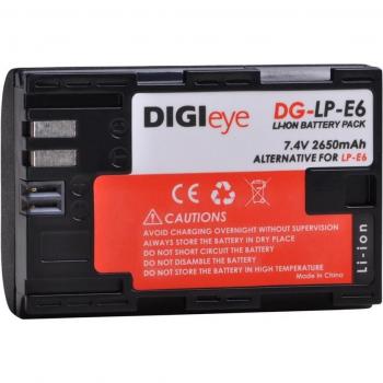 Batería Canon LP-E6N 3x + Cargador Tipo C LED