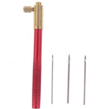 Set de ganchillos de madera para costura y manualidades