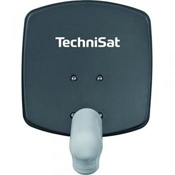 TechniSat SATMAN 33 Satellitenantenne, 33 cm mit Wandhalterung und V/H LNB