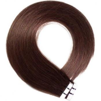 Hair2heart Tape Extensions #4/77 Braun-Intensiv 40cm