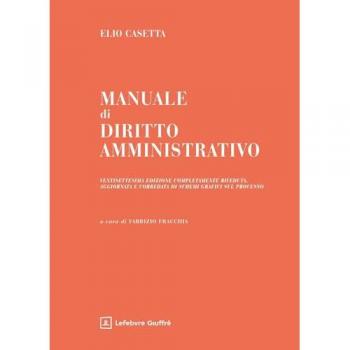 Manuale di diritto amministrativo