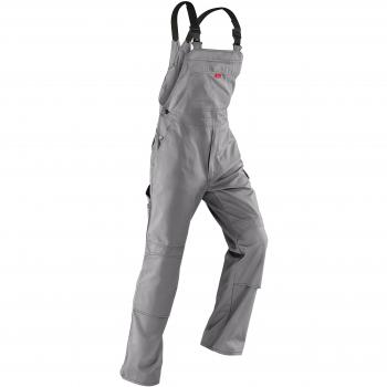 Kübler Inno Plus Mittelgraue Diensthose mit Latzfunktion, 102