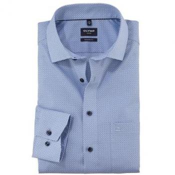 Herren-Businesshemd OLYMP – Regular Fit – Blau – 43