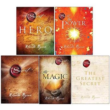 Simon & Schuster Rhonda Byrne The Secret Series 5 Books Collection Set, Hero, The Power, The Secret, The Magic, The Greatest Secret