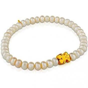 Pulsera de Perlas TOUS en Oro Amarillo 18kt