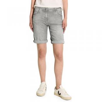 Cecil Gestreifte Jeans Shorts
