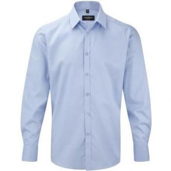 Russell Camisa Hombre Manga Larga Espina 15 White
