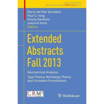 Extended Abstracts Fall 2013