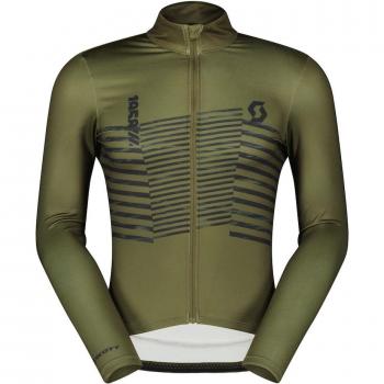 Scott RC Team Warm Graphics LS Trikot Herren M grün 2024