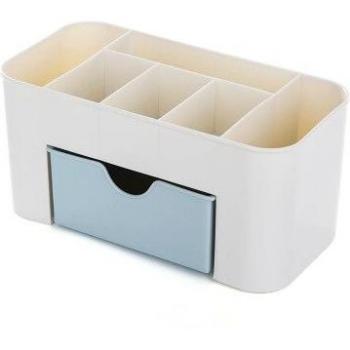Square Pencil Stand with Small Drawer