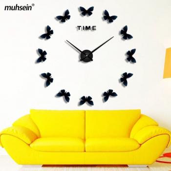 DIY Butterfly Wall Clock