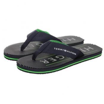 Tommy Hilfiger Ciabatte con Soletta Massaggiante Blu