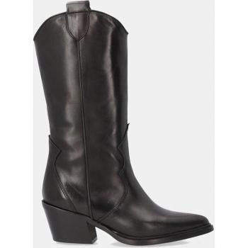 Botas Alpe de Tacón Bloque Negras para Mujer