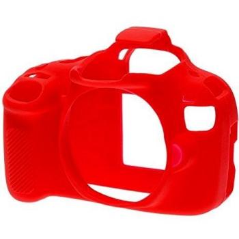 Funda de Silicona para Canon 1200D, Color Rojo