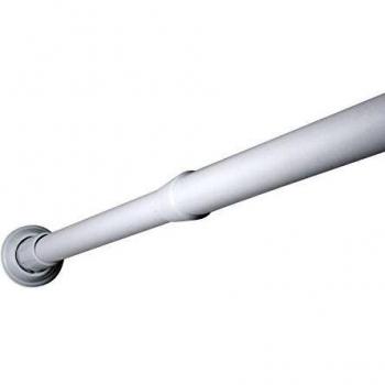 Barra cortina de baño Tatay 110-190 cm lacada blanca