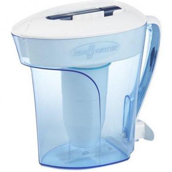 Culligan ZeroWater 10‑Cup Ready‑Pour™ 5‑Stage Pitcher – Blue