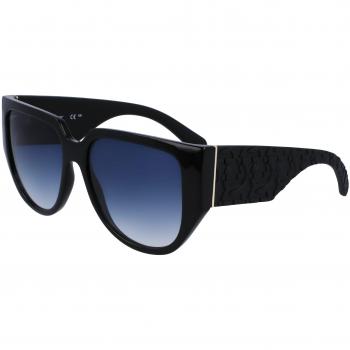 Salvatore Ferragamo Occhiali Da Sole Da Donna SF1088SE-001 Nero Taglia Unica