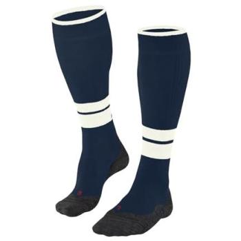 Falke TK Men's Knee‑High Compression Trek Socks – 6.5‑9.5 W3, Blue, Virgin Wool
