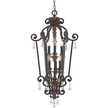 Lampadario Classico Marquette Acciaio Bronzo Heirloom 6 Luci E14