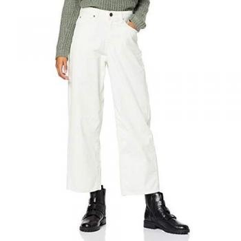 Pantalon large en velours côtelé à 5 poches Lee, écru (OFF WHITE 26), W27/L33