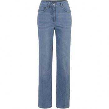 Jean ample VERA denim extensible bleu clair taille 24 – Goldner Fashion