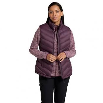 Women’s Seasons Waterproof Puff Jacket – Purple, 16
