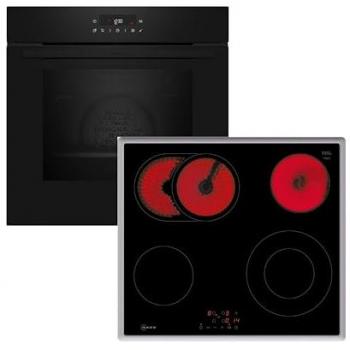 NEFF Backofen-Set N30 BTX46PB, mit Teleskopauszug nachrüstbar, Pyrolyse-Selbstreinigung