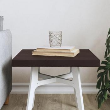 Mesa Rústica Borde Vivo en Madera Tratada – 40 × 40 cm, Espesor 2‑4 cm