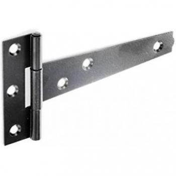 Securit Tee Hinges Light Black 1.5mm 200mm