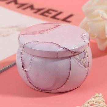 Caja de Hierro Marbling para Favor de Boda