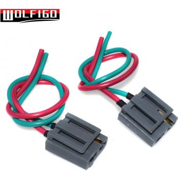 WOLFIGO Pigtail JM6933, conector de arnés de cable, 12v Dual para bobina G-M HEI, distribuidor 170072, 1 unidad/2 piezas/4 piezas