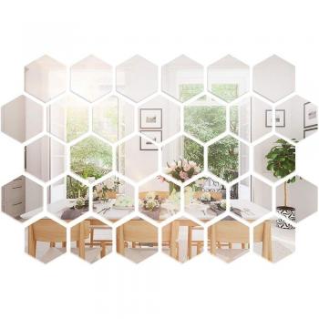 Adhésifs Miroir Hexagonaux