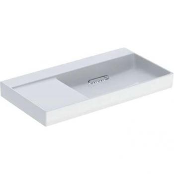 Lavabo Geberit One 90x48,4 cm blanc sans trop-plein
