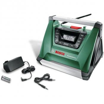 Bosch DIY Akku-Radio PRA Multipower, mit Netzadapter und Aux-In Kabel